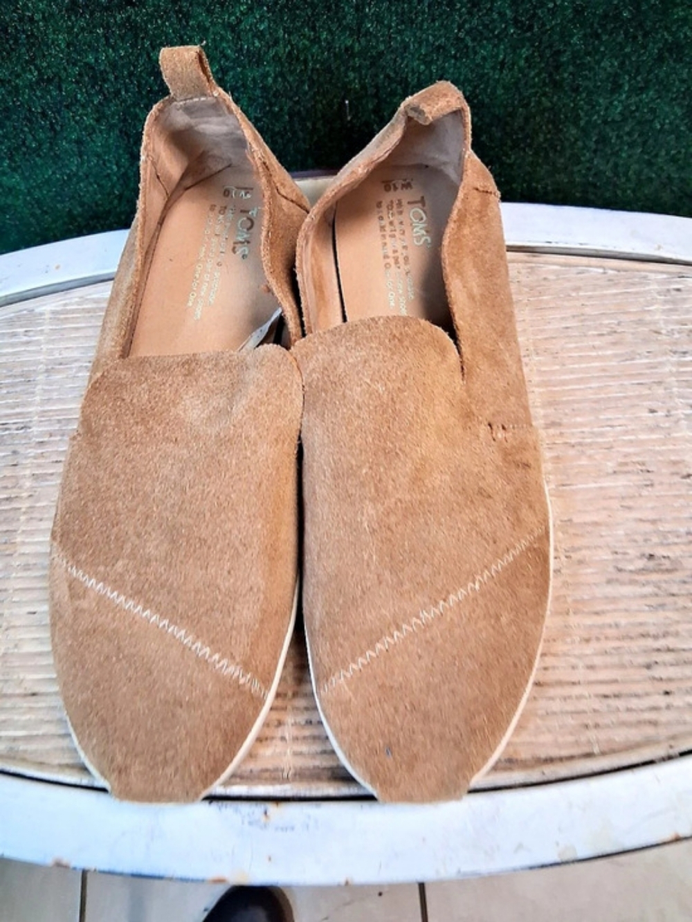 TOMS Women's Brown Slip-On Flats